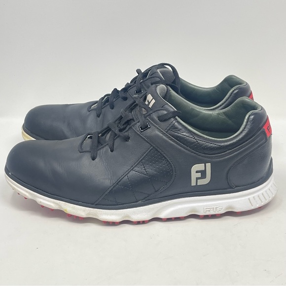 FootJoy Pro SL Golf Shoes Mens 8 M Black Spikeless Turf Classic FJ 53594 - Picture 2 of 14